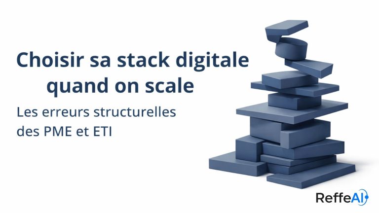 Choisir sa stack digitale — erreurs des PME et ETI